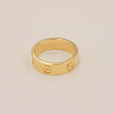Cartier Band Women Ring 3.78 Grams , 18KT Gold